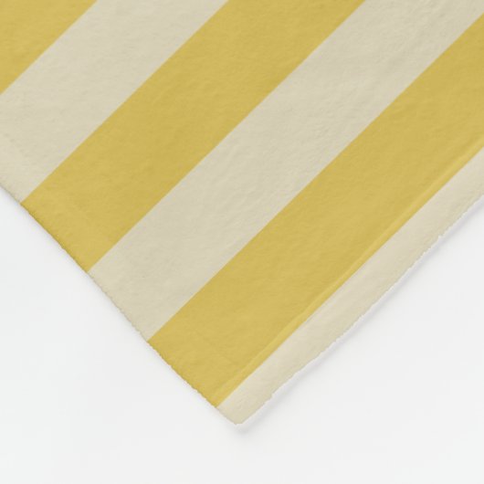 Schattigee kleine engel op Golden Striped Fleece Deken (Hoek)