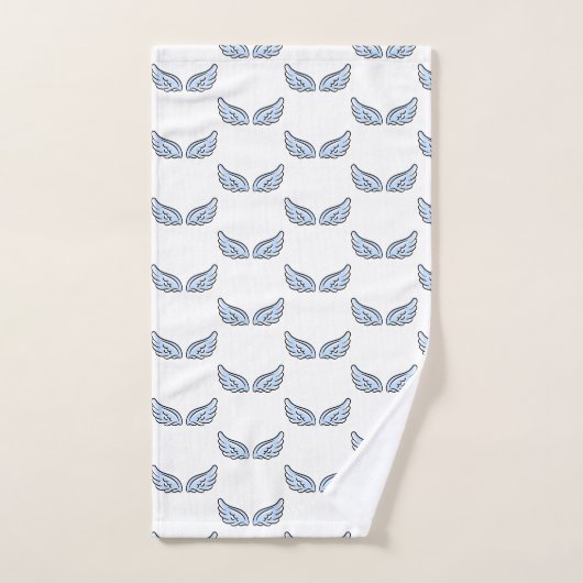 Schattigee kleine engelenvleugels bad handdoek (Handdoek)