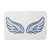 Schattigee kleine engelenvleugels badmat (Voorkant)