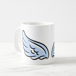 Schattigee kleine engelenvleugels koffiemok