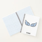 Schattigee kleine engelenvleugels notitieboek (Binnen)