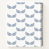 Schattigee kleine engelenvleugels notitieboek (Achterkant)