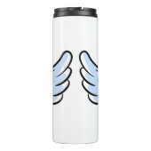 Schattigee kleine engelenvleugels thermosbeker (Achterkant)