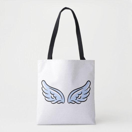 Schattigee kleine engelenvleugels tote bag (Voorkant)