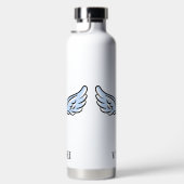 Schattigee kleine engelenvleugels waterfles (Rechts)