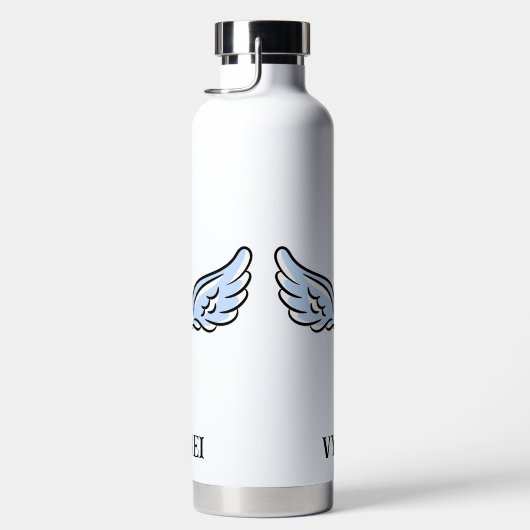 Schattigee kleine engelenvleugels waterfles (Rechts)