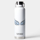 Schattigee kleine engelenvleugels waterfles (Achterkant)