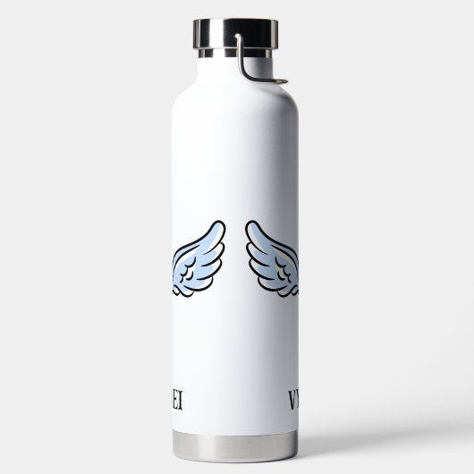 Schattigee kleine engelenvleugels waterfles (Links)