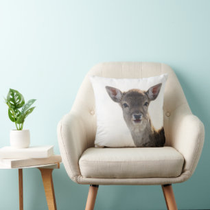 Schattigee kleine Fawn 2 #animal #art Kussen