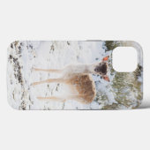 Schattigee kleine fawn in de wintersneeuw 1 #anima Case-Mate iPhone case (Achterkant (horizontaal))