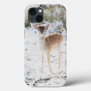 Schattigee kleine fawn in de wintersneeuw 1 #anima Case-Mate iPhone case
