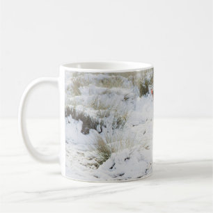 Schattigee kleine fawn in de wintersneeuw 1 #anima koffiemok