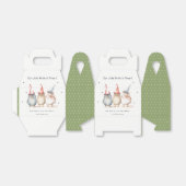 Schattigee kleine feestvogels elke leeftijd kinder bedankdoosjes (Uitgevouwen)