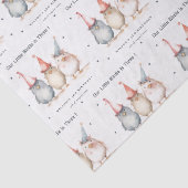 Schattigee kleine feestvogels elke leeftijd kinder tissuepapier (Detail)