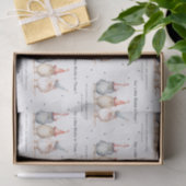 Schattigee kleine feestvogels elke leeftijd kinder tissuepapier (Geschenk)