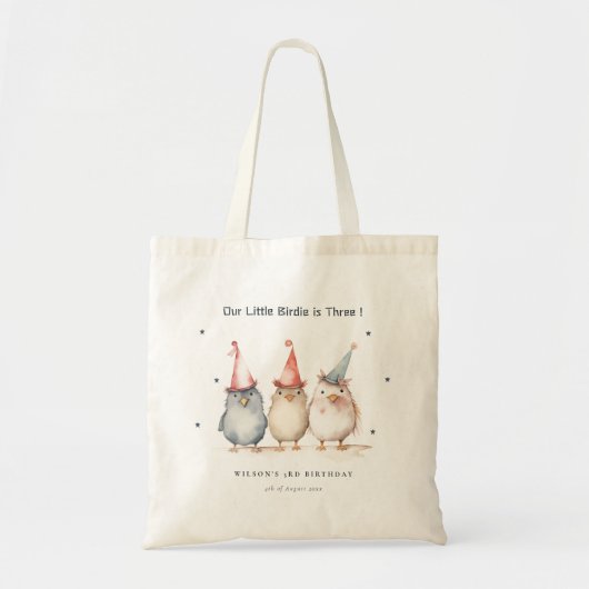 Schattigee kleine feestvogels elke leeftijd kinder tote bag (Voorkant)