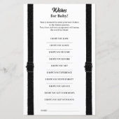 Schattigee kleine gentleman Baby shower Fun Advies (Achterkant)