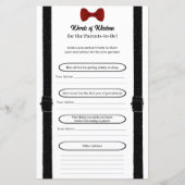 Schattigee kleine gentleman Baby shower Fun Advies (Voorkant)