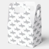 Schattigee kleine haai Cartoon Bedankdoosjes (Geopend)