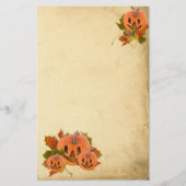 Schattigee kleine Halloween pompoenen Briefpapier (Voorkant)