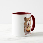 Schattigee kleine hamster met een muffin mok (Voorkant rechts)