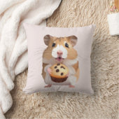 Schattigee kleine hamster met muffin kussen (Deken)