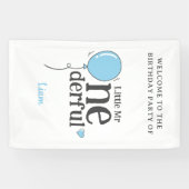 Schattigee kleine heer onederful partij welkom spandoek (Horizontaal)