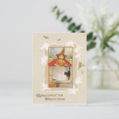 Schattigee kleine heks Briefkaart (Staand voorkant)