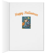 SCHATTIGEE KLEINE HEKS, RAGPOP, VROLIJKE HALLOWEEN (Binnen (Rechts))