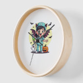 Schattigee kleine heks verpleegkundige Halloween P (Hoek)