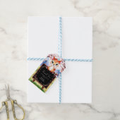 Schattigee kleine herten Baby shower Cadeaulabel (Met Touw)