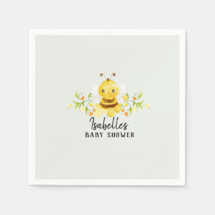 Schattigee Kleine Honingbij Baby shower Custom Servet