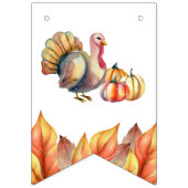 Schattigee kleine kalkoen, Kinder, kinderen, verja Vlaggetjes (Eerste vlag)