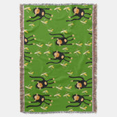 Schattigee kleine Kind aap Deken (Voorkant Verticaal)