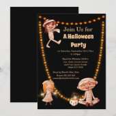 Schattigee kleine kinder mummie bandages kostuum kaart (Voorkant / Achterkant)