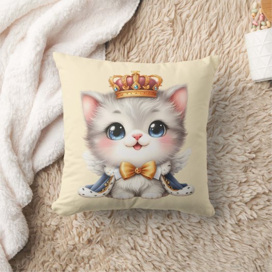 Schattigee kleine Kitten Prince Kussen (Deken)