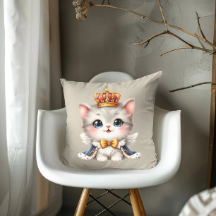 Schattigee kleine Kitten Prince Kussen
