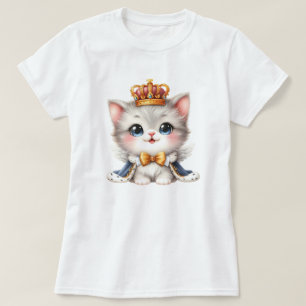 Schattigee kleine Kitten Prince T-shirt