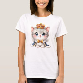Schattigee kleine Kitten Prince T-shirt