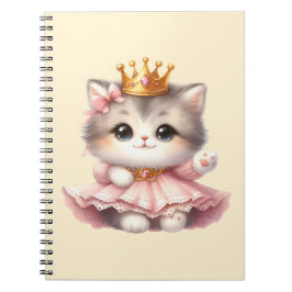 Schattigee kleine Kitten Princess Notitieboek