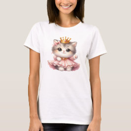 Schattigee kleine Kitten Princess T-shirt