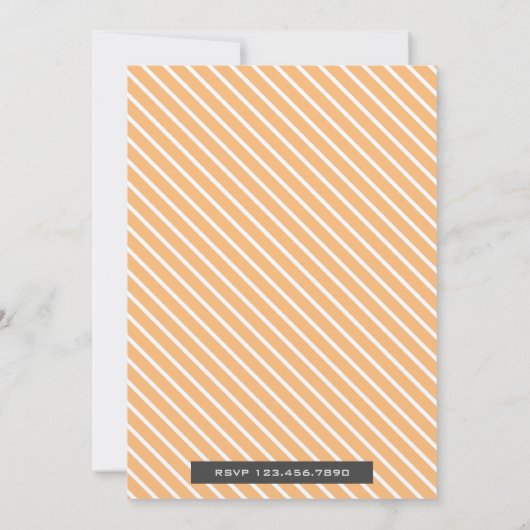 Schattigee kleine kitty kat Baby shower uitnodigin Kaart (Achterkant)