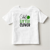 Schattigee kleine Klaver St. Patrick's dag Kinder Shirts (Voorkant)