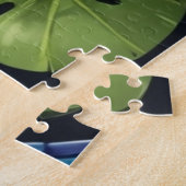 Schattigee kleine kleurrijke papegaai legpuzzel (Zijkant)