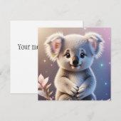 Schattigee kleine Koala Fantasy Dreamy Gradient (Voorkant / Achterkant)