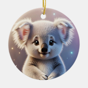 Schattigee kleine Koala Fantasy Dreamy Gradient Keramisch Ornament