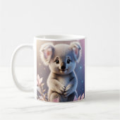 Schattigee kleine Koala Fantasy Dreamy Gradient Koffiemok (Links)