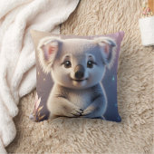 Schattigee kleine Koala Fantasy Dreamy Gradient Kussen (Deken)