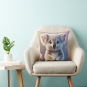 Schattigee kleine Koala Fantasy Dreamy Gradient Kussen (Stoel)