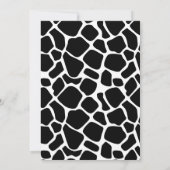 Schattigee Kleine Koe Baby shower Party Invitation Kaart (Achterkant)